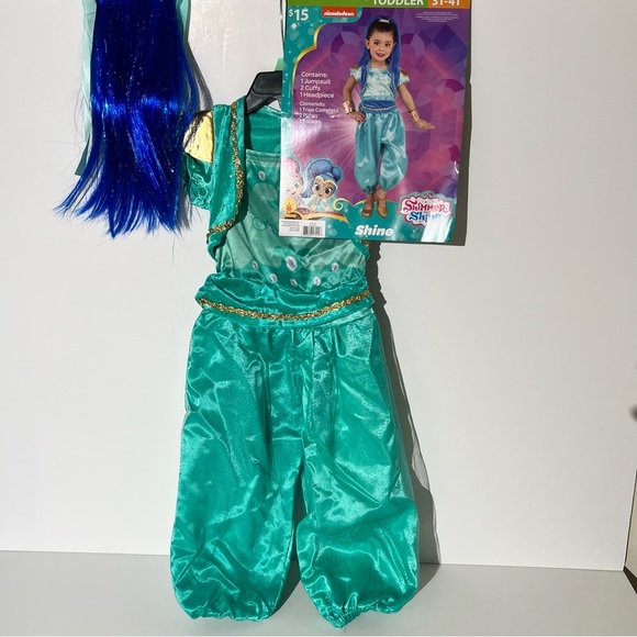 Nickelodeon Shimmer and Shine Teal and Gold Costume - Picture 2 of 10